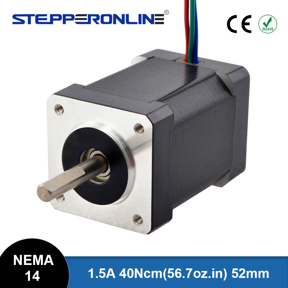 Closed Loop Stepper Motor Nema 17 - STEPPERONLINE Nema 14 moteur pas à