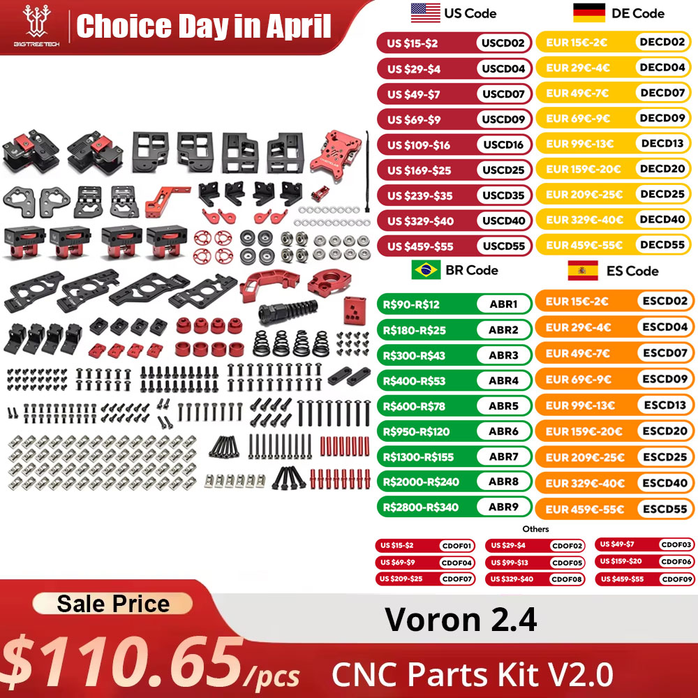 Voron Trident Full Kit - VORepository-Kit de pièces CNC pour imprimante