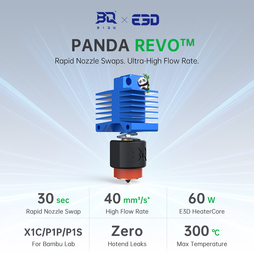 BIGTREETECH Panda revo P1 X1 H - High Flow Ceramic Hotend avis et prix
