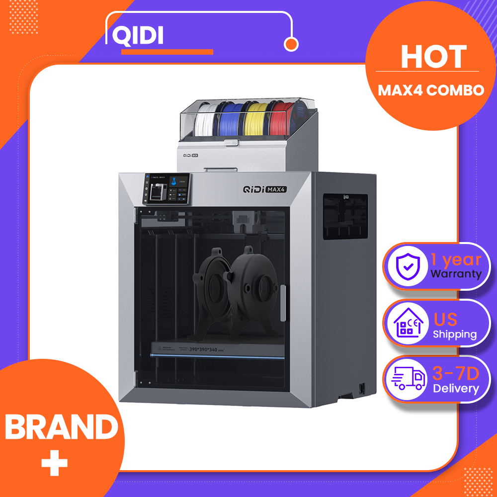 Imprimante 3D QIDI Max4 Combo, - Direct Drive Dual Gear Extruder High Speed avis et prix