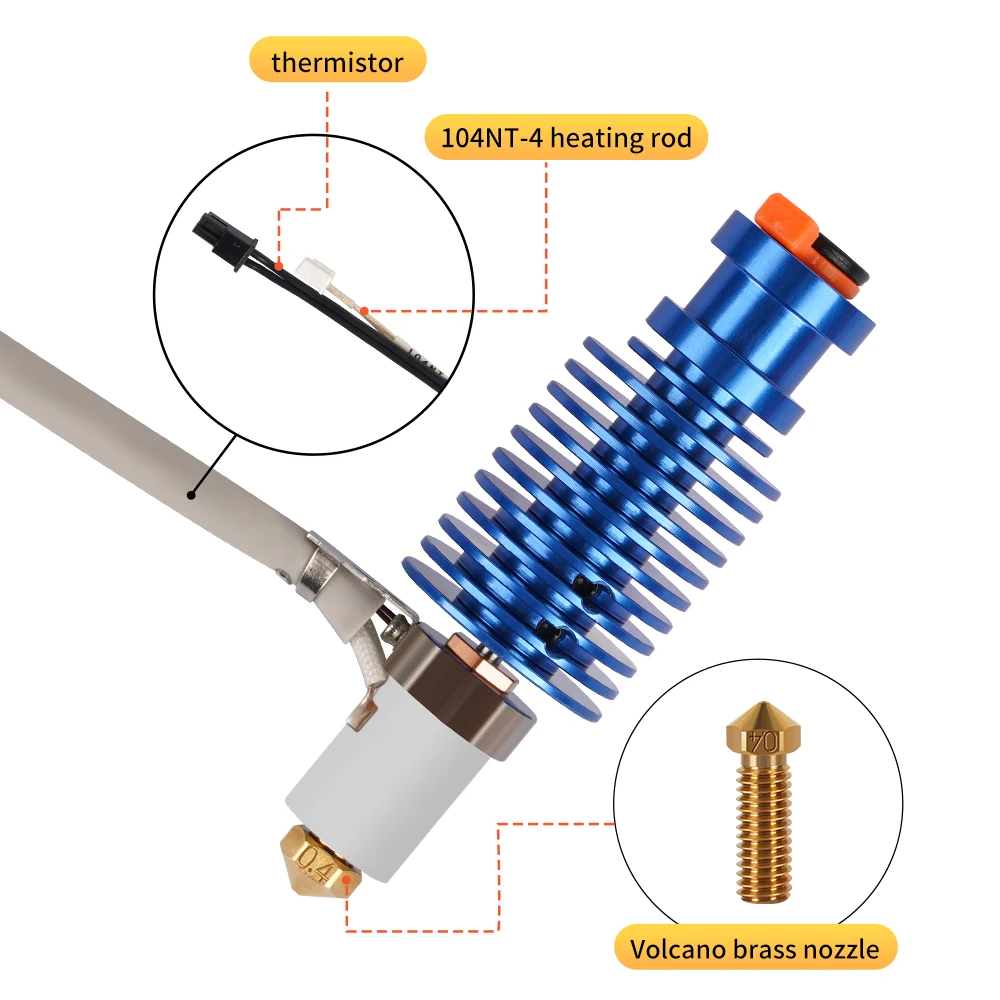 Kit Hotend Volcano 24V 60W E3D - Corexy 3D Printer Kit avis et prix
